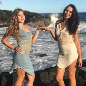 Crochet Midriff Dress